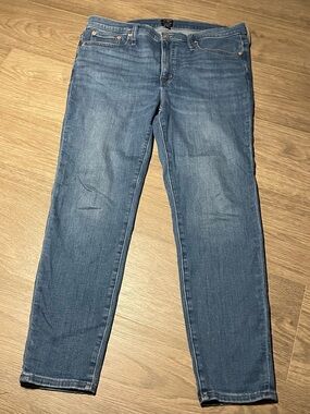 J.Crew 9” Mid Rise Skinny Jeans Women’s Size 32 Medium Wash Denim Classic